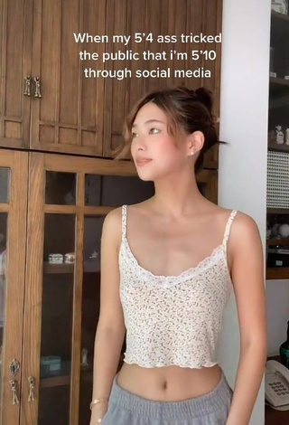 Hot Patty Kitcharoensakkul Shows Cleavage in Crop Top