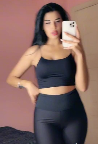 4. Hot Zekiye in Black Leggings