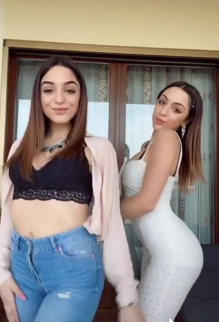 3. Sexy Cora & Marilù Shows Cleavage in Crop Top