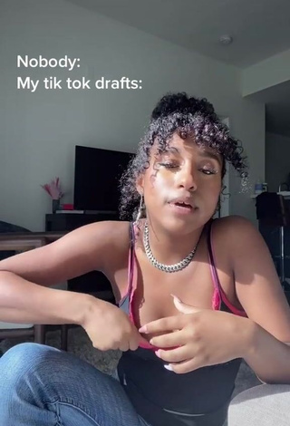 1. Hottie Kyla Imani Shows Cleavage