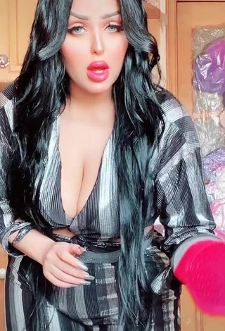 Sexy Salma Elshimy Shows Cleavage in Bodysuit