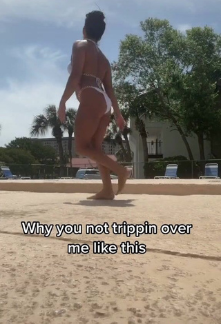 4. Hot Casey Castille Shows Butt at the Pool