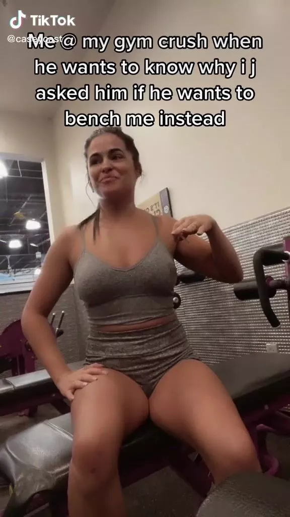 Hot Casey Castille Shows Cleavage in Grey Crop Top