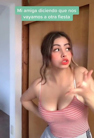 Matz Franco is Showing Sweetie Cleavage and Bouncing Boobs