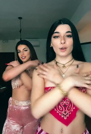 1. Amazing Sofia Crisafulli Shows Cleavage and Bouncing Boobs