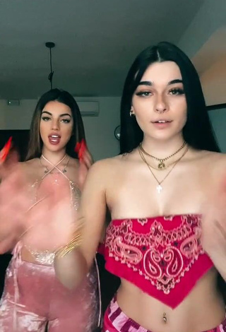 3. Amazing Sofia Crisafulli Shows Cleavage and Bouncing Boobs