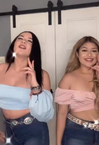 Sexy Brissa Murillo Shows Cleavage in Tube Top and Bouncing Breasts