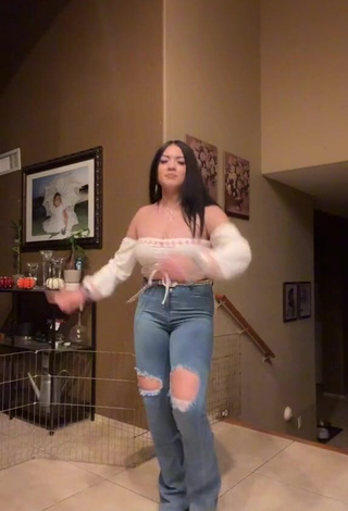 4. Hot Brissa Murillo in White Tube Top and Bouncing Boobs