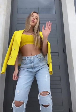 4. Sweet Corinne Pino in Cute Crop Top