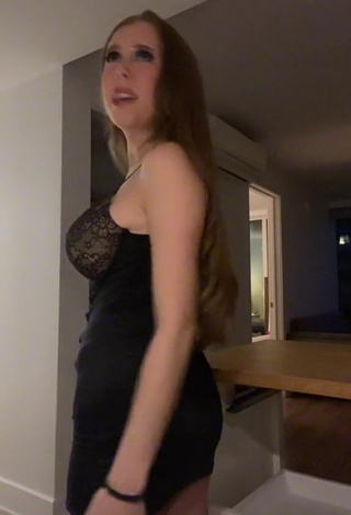 1. Sexy Emily_kyte Shows Cleavage in Dress and Bouncing Big Boobs