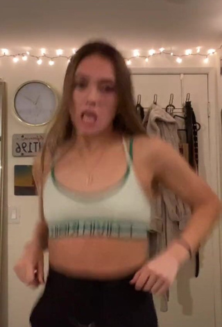 1. Desirable Abby Fenwick Shows Cleavage in Crop Top