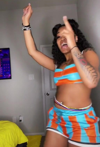 1. Hot Nyema Shows Cleavage in Crop Top and Bouncing Boobs