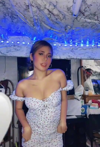 1. Sweetie Julie Mae Potot Lambayong Shows Cleavage in Dress