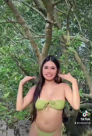 3. Julie Mae Potot Lambayong in Nice Green Bikini and Bouncing Tits