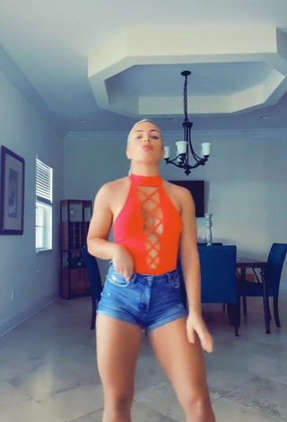 Desirable Mandy Rose in Shorts