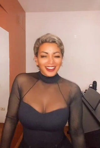 2. Pretty Paula Arias Shows Cleavage and Bouncing Big Boobs