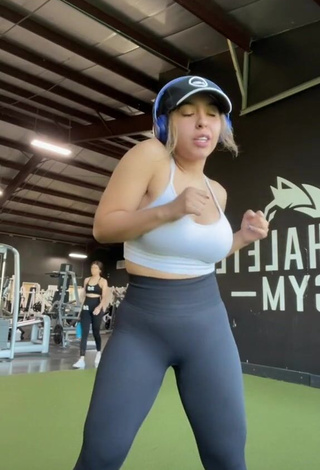 1. Desirable Priscila Montoya Shows Butt in the Sports Club