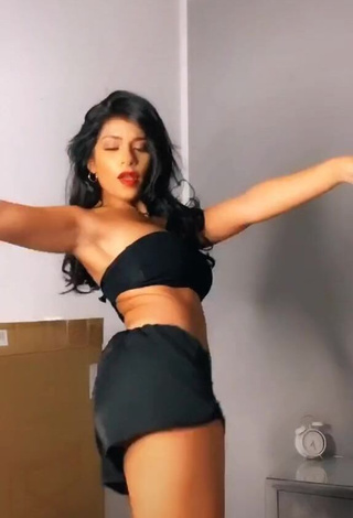 1. Sexy Sabrine Khan in Black Tube Top