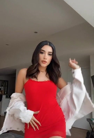 1. Hot Sam Espinosa Osuna in Red Dress