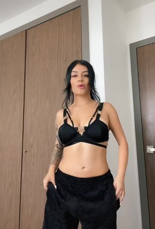 1. Sexy Tatia Ortega in Black Bikini Top