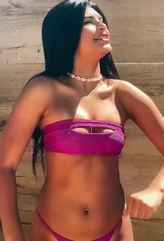 1. Sweetie Thaina Amorim in Pink Bikini