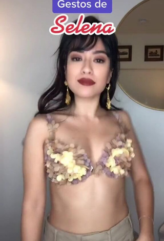 1. Violeta Shows Cleavage in Sexy Bra