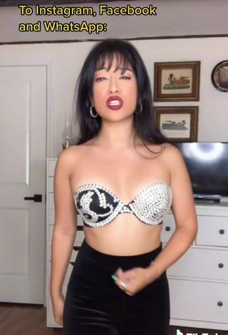 3. Cute Violeta Shows Cleavage in Bra