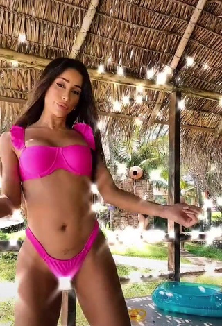 1. Cute Késia Muniz de Oliveira Shows Cleavage in Firefly Rose Bikini