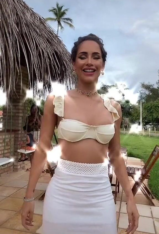 1. Sweetie Késia Muniz de Oliveira in White Bikini Top