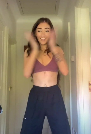 3. Beautiful Emily Steers in Sexy Crop Top