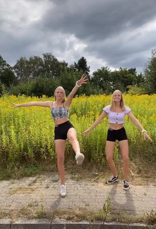 1. Hottie Finja & Svea in Crop Top