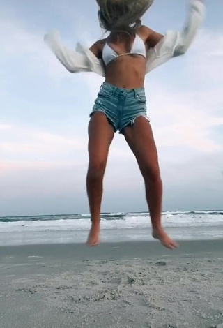 3. Sexy Ali Marie in Bikini Top at the Beach