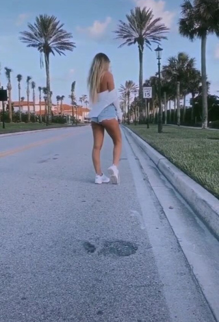 3. Hot Ali Marie Shows Butt in a Street