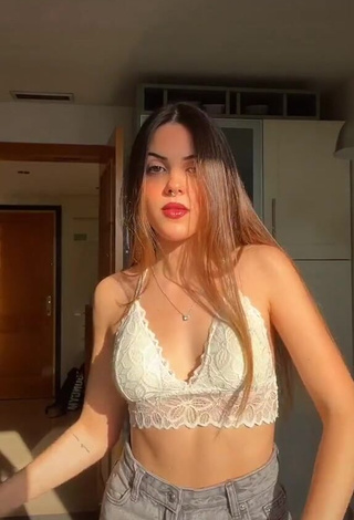 3. Hottie Lucía Bellido in White Crop Top