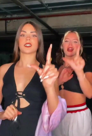 Hot Lucía Bellido in Black Crop Top