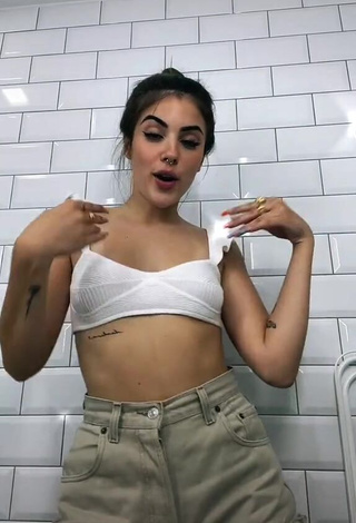 1. Desirable Lucía Bellido in White Crop Top