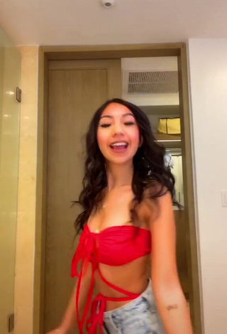 1. Sweetie Jazlyn G in Red Bikini