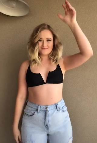 3. Cute Jessie Cheroske in Black Crop Top