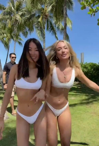 Desirable Cina in White Bikini