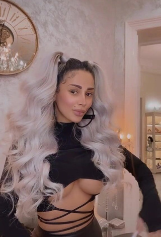 Hot Cristina Pucean in Leggings (Underboob)