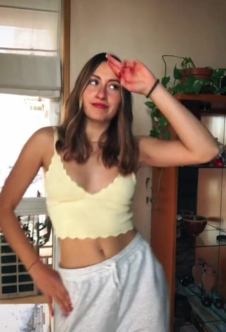 Cute Laura Rodero in Crop Top