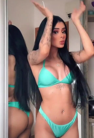 1. Hot Mah Tavares in Green Bikini