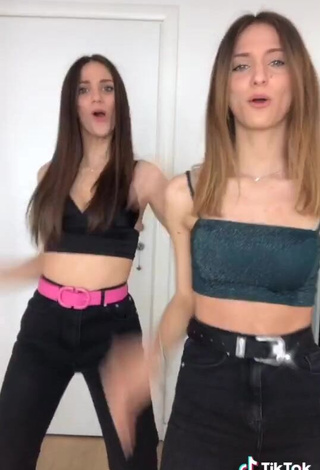 4. Sexy Arianna & Aurora in Crop Top