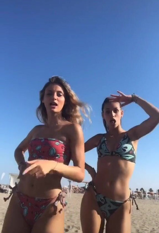 4. Cute Arianna & Aurora in Bikini at the Beach