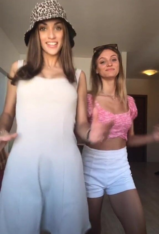 1. Hot Arianna & Aurora in Crop Top