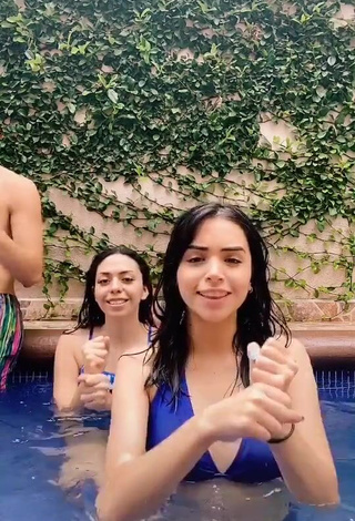 1. Hot Melissa Vidales in Bikini Top at the Swimming Pool