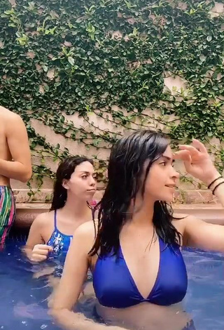 4. Hot Melissa Vidales in Bikini Top at the Swimming Pool