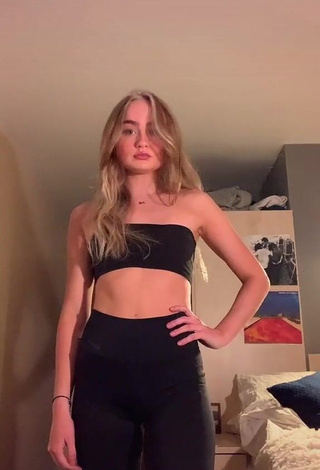 1. Hot Mia Ruby in Black Tube Top