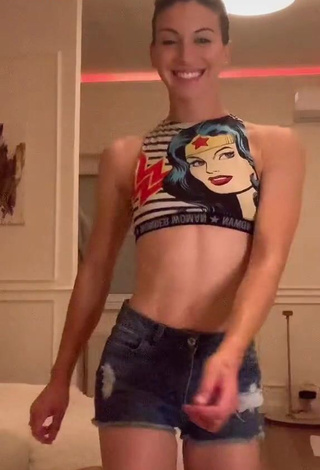 1. Sexy Quincy Azzario in Crop Top