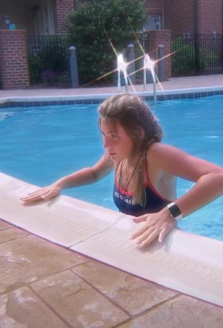 1. Sexy Rebecca Wilhoit in Bikini at the Swimming Pool